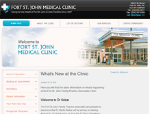 Tablet Screenshot of fsjmedicalclinic.com